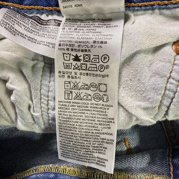 Levi's 501 Button Fly Blank Tab Jeans Men's 42x34 Med. Wash Straight Leg 2/$50 - Picture 13 of 16